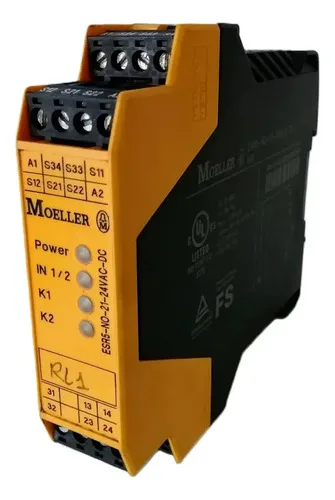 Relé De Segurança Moeller Esr5-no 21-24vac/dc