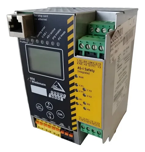 Módulo Profibus Gateway Bihl Wiedemann As-i Safety Bwu2615