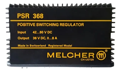 Regulador De Comutação Melcher Psr 368  36vdc 8a 