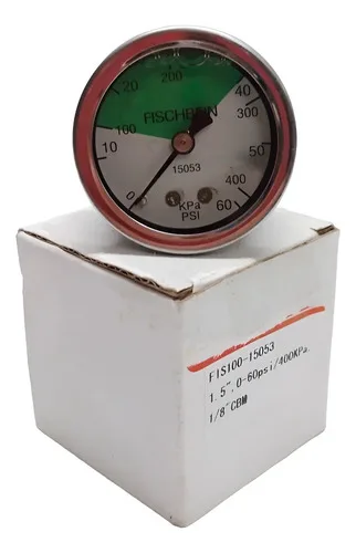 Manômetro De Óleo Fischbein Fis100-15053 60psi 400kpa Novo