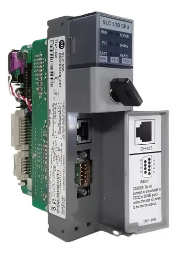 Processador Cpu Slc 500 Allen-bradley  1747-l532 Novo Cinza