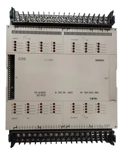 Módulo Clp Unidade I/o Omron C20-mc228 24vdc (com Defeito)
