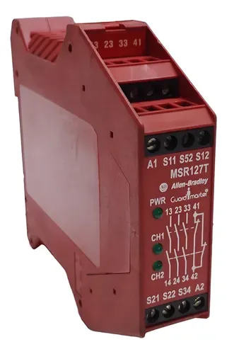 Relé De Segurança Allen Bradley 440r-n23125 Msr127t 110vac