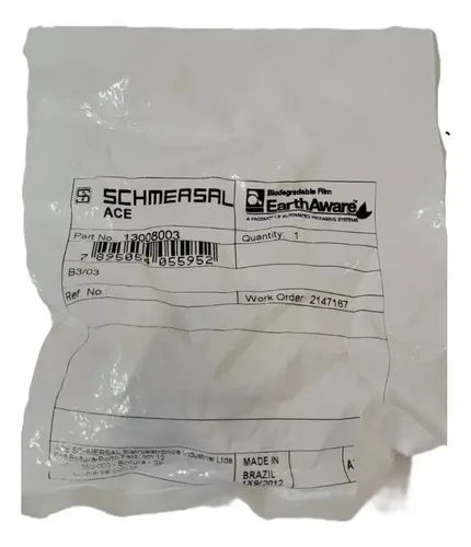 Schmersal 13008003 B3/03 Botão Faceado Impulso 30mm Novo