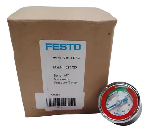 Festo Manômetro De Pressão 10bar Ma-40-10-r1/8-e-rg 525725