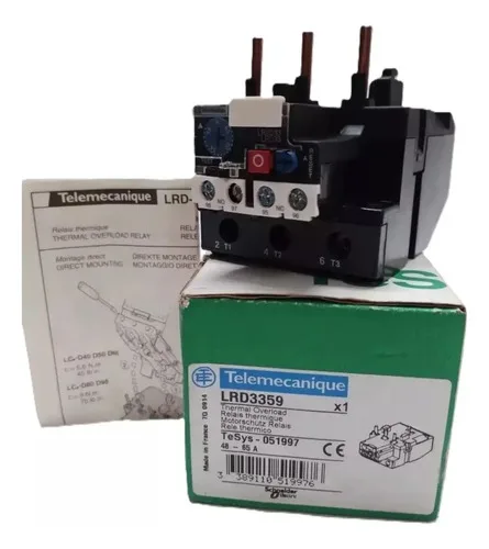 Relé De Sobrecarga Térmica 48-65a Schneider Tesys Lrd3359