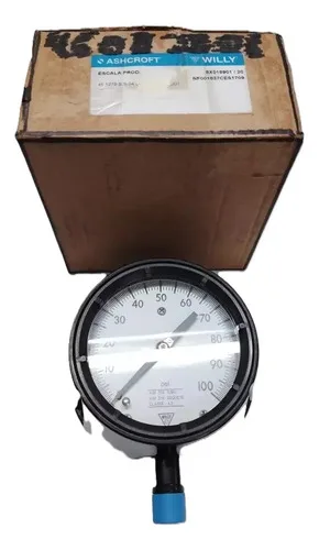 Manômetro Ashcroft Willy 45-1279ss-04 100psi Novo