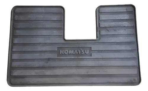 Tapete De Borracha Traseiro  Komatsu 5225133 Novo Original Cinza-escuro