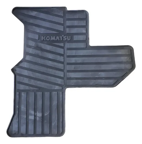 Tapete De Borracha Frontal Para Maquinaria Komatsu 5224326 Cinza-escuro