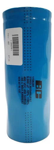 Capacitor Eletrolítico Bc 1108281 9000uf 400vdc Usado
