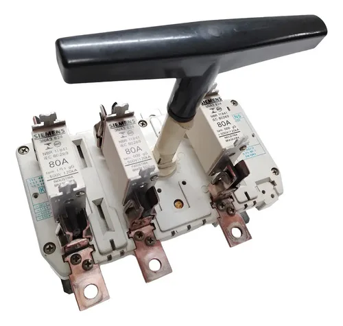 Siemens Chave Seccionadora 160a S37c-00/3 Com 3 Fusível 80a