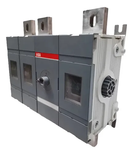 Abb Chave Seccionadora Tripolar 1250a Ot1250e12 Com Alavanca Cinza