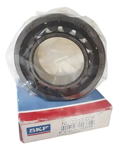 Rolamento De Rolos Cilíndricos Skf Nu 2210 Ecp Novo 