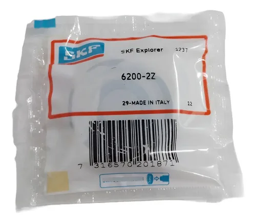 Rolamento Rígido De Esferas Skf Explorer 6200-2z 10×30×9mm