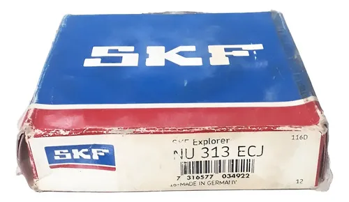 Rolamento De Rolos Cilíndricos Skf Nu 313 Ecj Novo