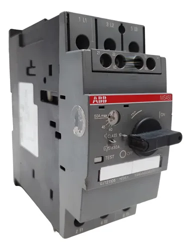Abb Disjuntor Motor Tripolar Ms450 40-50a 1sam450000r1007