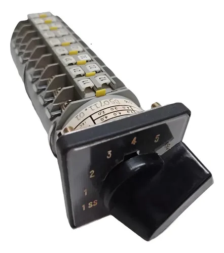 Chave Seccionadora Seletora Blindex C16 16a 2,2kw 9 Posições Cinza