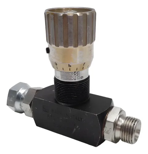 Válvula Controle Fluxo Dupla Ação Tognella Ft257/2-12 400bar