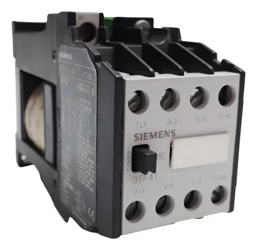 Contator Tripolar 20a Siemens 3tf4101-0b Bobina 24vdc 4cv