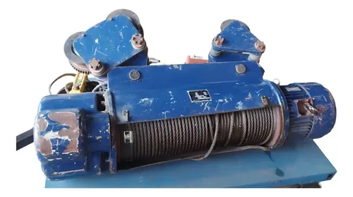 Talha Elétrica Tander Com Troller 5 Tonelada 18m 220/380v Azul-turquesa 220v 1