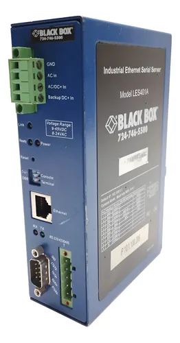Servidor Ethernet Serial Industrial Black Box Les401a 1 Port