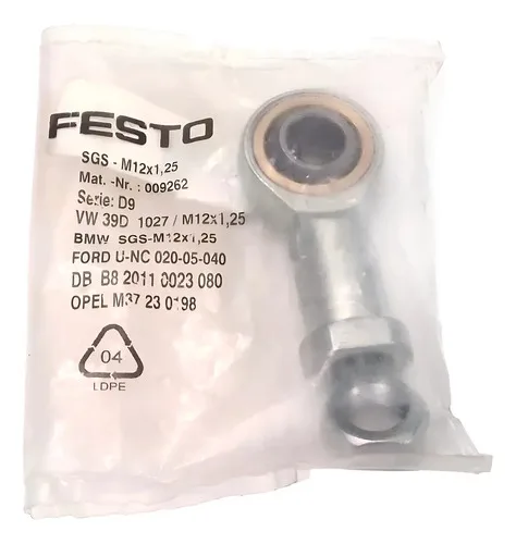 Articulação Esférica Festo Sgs-m12x1,25 009262 D9 Novo