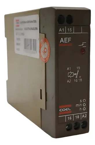 Relé Temporizador Coel Aef 0,5 Segundos 220vac 220v