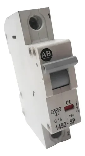Disjuntor 1p Allen Bradley 1492-sp1c160 C 240/415vac Novo