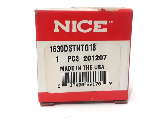 Rolamento Rígido Esfera De Precisão Nice 1630dstntg18 Novo Cinza