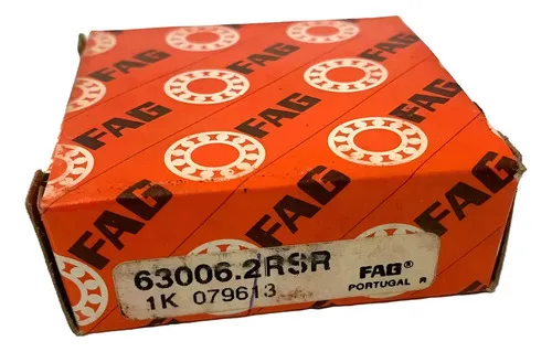 Kit 4 Rolamentos De Esfera Fag 6306.2rsr 30x72x19mm Novo Cinza-escuro