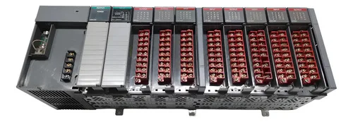 Allen Bradley Fonte E Chassi 10 Slots Módulo 1746-a10 Slc500