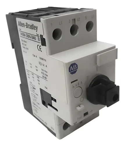 Disjuntor Protetor De Motor Allen Bradley 140m-d8n-b40 B 4a 127/220v 50/60hz