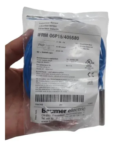 Sensor Indutivo Proximidade Baumer Ifrm 06p15/405580 10-30v