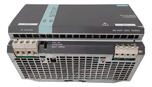 Fonte Alimentação Siemens 6ep1 437-3ba00 400-500v 24vdc 40a