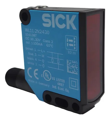 Sensor De Luz Retrorrefletor Sick Wl11-2n2430 10-30v 1041387