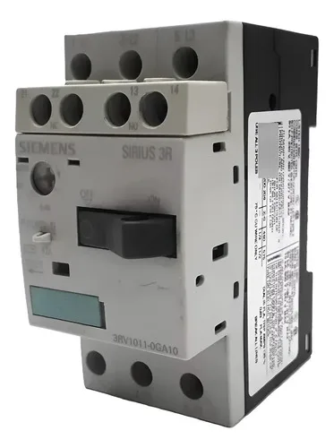 Disjuntor Motor 0,45-0,63a Siemens Sirius 3rv1011-0ga10  220v 50