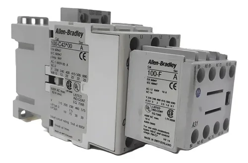 Contator 85a Allen Bradley 100-c43*00 A C/ Contato Aux 100-f 220v