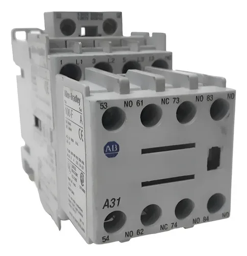 Contator 25a Allen Bradley 100-c23*10 C C/ Contato Aux 100-f 127v