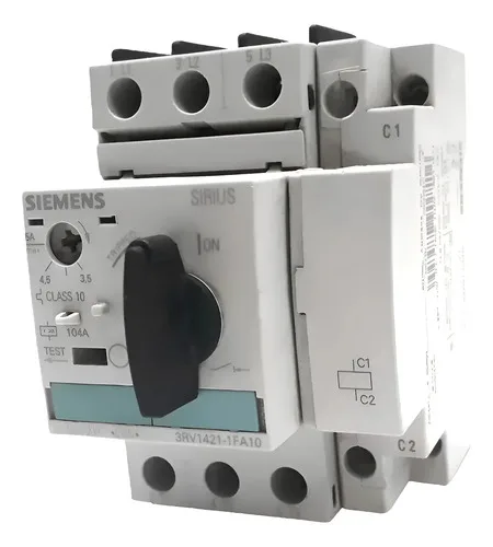 Disjuntor Tripolar Siemens Sirius 3rv1421-1fa10 5a  220v 50/60