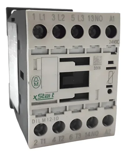 Contator Tripolar 9a Moeller Xstart Dil 9-10 24vdc 24vdc