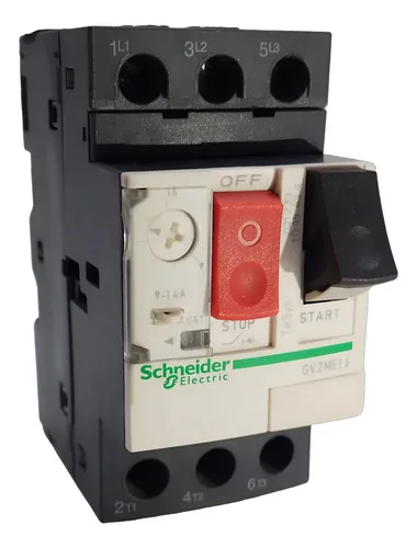 Disjuntor Motor 9-14a Schneider Telemecanique Gv2me16 2-3cv 50/60hz