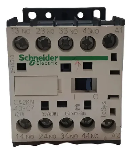 Contator Auxiliar Schneider Ca2kn40fc7 10a 127v  127/220v