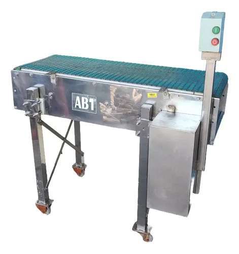Esteira Inox 316 1,20m×43cm Motoredutor 1:20 0,5cv 220v Weg