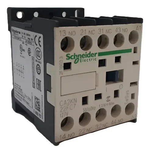 Contator Schneider Electric 10a Ca2kn22fc7 127v 127/220v