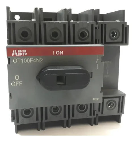 Chave Seccionadora Tetrapolar 100a Abb Ot100f4n2  Cinza-escuro