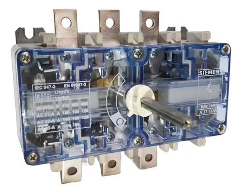 Chave Seccionadora Tripolar 160a Siemens S32-160/3 Usada Branco