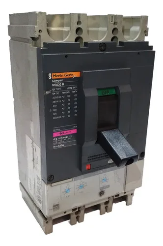 Disjuntor Tripolar 630a Merlin Gerin Compact Ns630h 