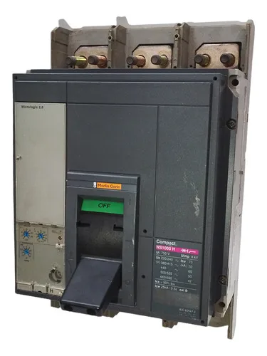 Disjuntor 1000a Merlin Gerin Compact Ns1000h Micrologic 2.0