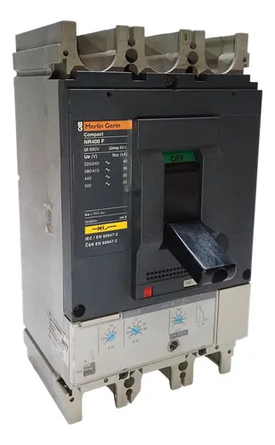 Disjuntor Tripolar 400a Merlin Gerin Compact Nr400f