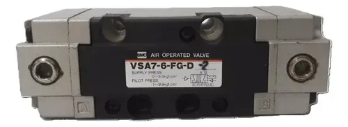 Válvula Solenoide Pneumática Smc 4/5port Vsa7-6-fg-d-2 